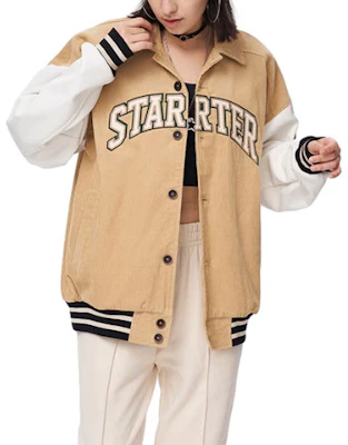 STARTER Academy Style Badge Print Baseball Jacket Unisex STG3C1007M Buy STARTER Academy Style Badge Print Baseball Jacket Unisex STG3C1007M