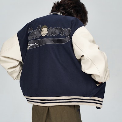 STARTER Jaket Varsity Grafik Alphanumeric Unisex SA34BJ103U 3