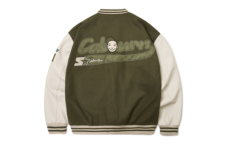 Lookbook STARTER Jaket Varsity Grafik Alphanumeric Unisex SA34BJ103U