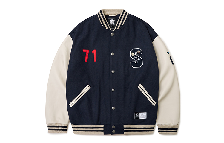 Cheap STARTER Jaket Varsity Grafik Alphanumeric Unisex SA34BJ103U