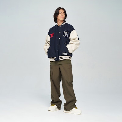 STARTER Jaket Varsity Grafik Alphanumeric Unisex SA34BJ103U 2