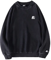 STARTER Basic Crewneck Pullover Sweatshirt Unisex Black STG3C1223M-BK01 STARTER Basic Crewneck Pullover Sweatshirt Unisex Black STG3C1223M-BK01