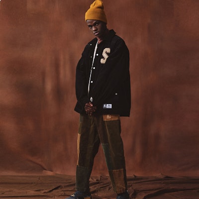 STARTER Jaket Tebal Unisex Corduroy Hitam Vintage Letter Print Gaya Kasual. STH4C2695M-BK01 Purchase STARTER Jaket Tebal Unisex Corduroy Hitam Vintage Letter Print Gaya Kasual. STH4C2695M-BK01