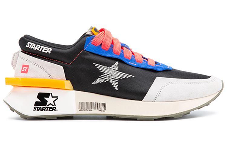 STARTER Black White Blue 'Geometric Deconstructed Color-Block Embroidery' 圖 2