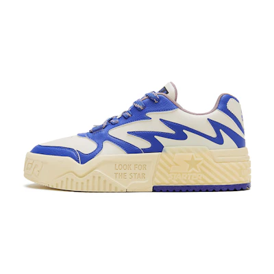 STARTER Blue White 'Wave VOL Retro Color-Block Casual Thick Sole Low Top'