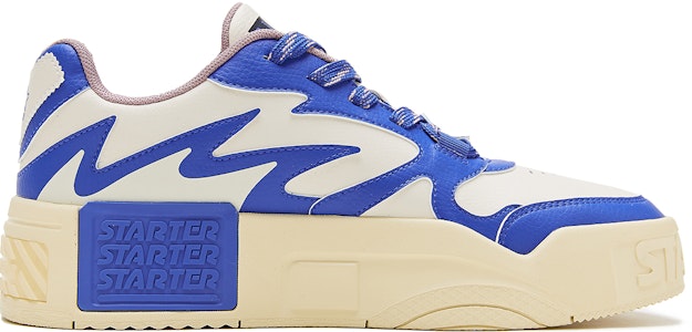 STARTER 音浪VOL系列 復古撞色百搭休閒厚底 增高 低筒 板鞋 男款 藍白 Order STARTER 音浪VOL系列 復古撞色百搭休閒厚底 增高 低筒 板鞋 男款 藍白