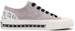 Order STARTER 星星鞋 刺繡美式復古拼接綁帶低幫厚底帆布鞋 淺灰色