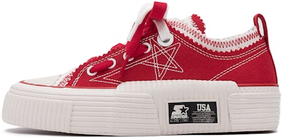STARTER Canvas Vulcanized 'Red Embroidered Star' STG3S6006M-RE01 STARTER Canvas Vulcanized 'Red Embroidered Star' STG3S6006M-RE01
