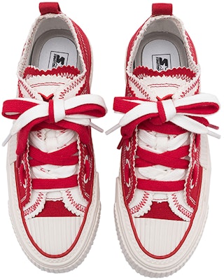 STARTER Canvas Vulcanized 'Red Embroidered Star' STG3S6006M-RE01 Shop STARTER Canvas Vulcanized 'Red Embroidered Star' STG3S6006M-RE01