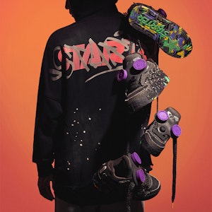 STARTER x Carhartt WIP x PSSSST ローカット "ライトブラック" SF33V2003M-BKL 2