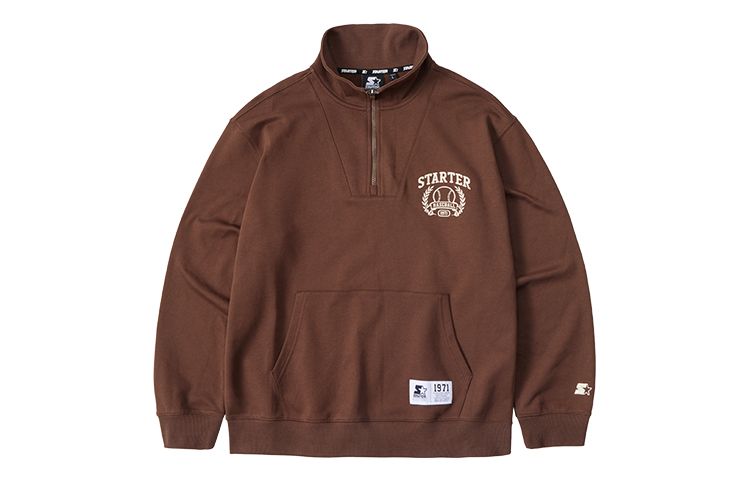 STARTER Casual Half-Zip High-Neck Sweatshirt Unisex SA33SW004U
