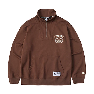 STARTER Casual Half-Zip High-Neck Sweatshirt Unisex SA33SW004U