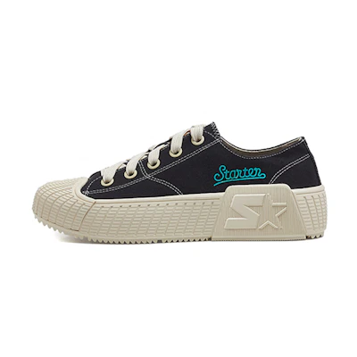STARTER Classic Retro Low-Top Canvas Sneakers 'Black Academy'
