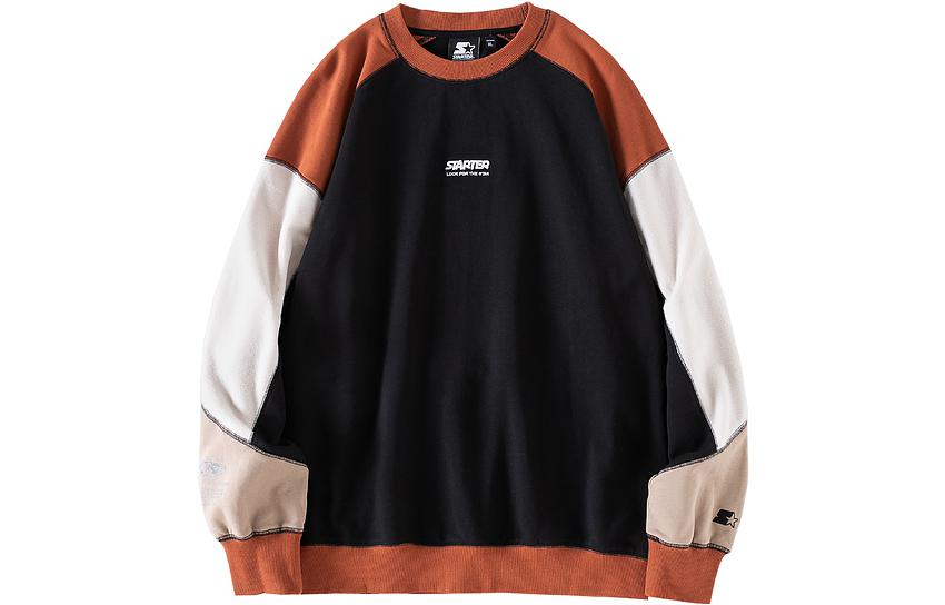 STARTER Colorblock Oversized Crewneck Pullover Sweatshirt Unisex STG4C1210_TK