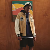 Purchase STARTER Corduroy Letterman Vintage Varsity Jacket Unisex. STH3C1001M