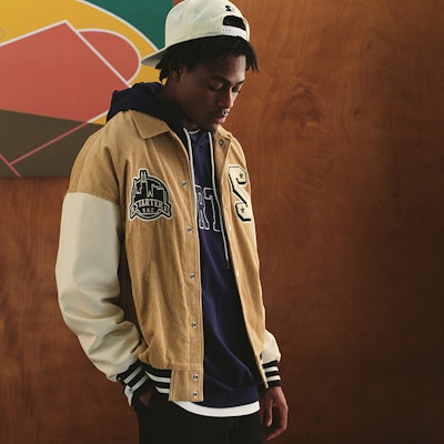 Jaket Varsity Unisex Vintage Corduroy Letterman STARTER. STH3C1001M Cheap Jaket Varsity Unisex Vintage Corduroy Letterman STARTER. STH3C1001M