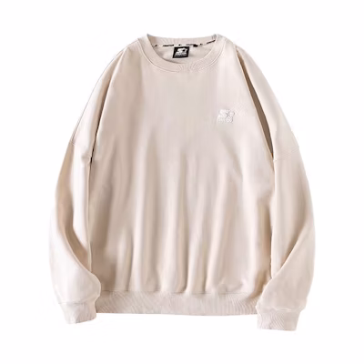 STARTER Crewneck Pullover Dropped Shoulder Logo Sweatshirt Unisex STG4C1207M