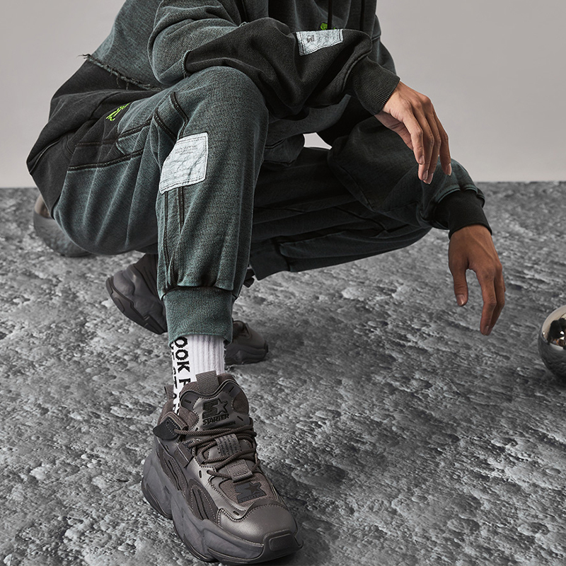 Details for スターター ダッドシューズ モノクロ (Sutātā Daddo Shūzu Monokuro) STE4S2034M-GY03