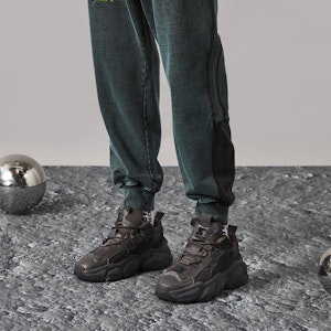 STARTER Kasut Ayah 'Hitam Kelabu Monokrom' STE4S2034M-GY03 Cheap STARTER Kasut Ayah 'Hitam Kelabu Monokrom' STE4S2034M-GY03