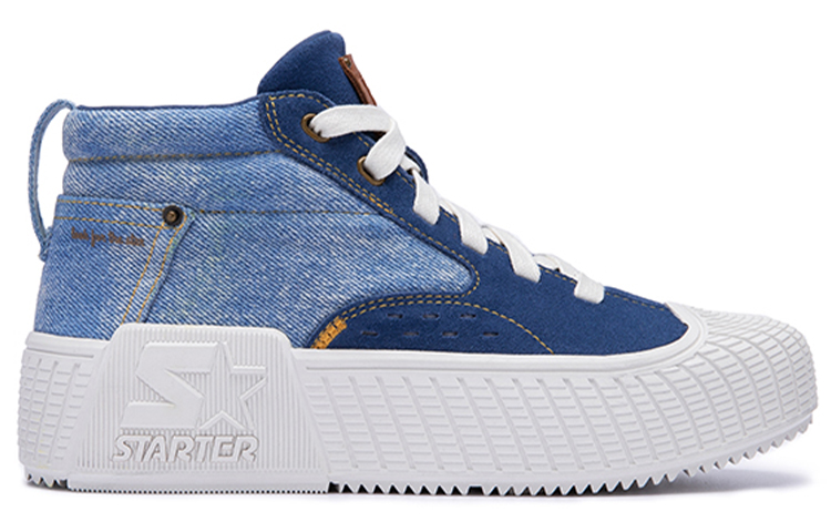 STARTER Denim Mid-Top Sneakers 'Blue Denim' 圖 2