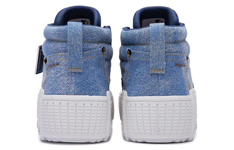 STARTER Denim Mid-Top Sneakers 'Blue Denim' 圖 4
