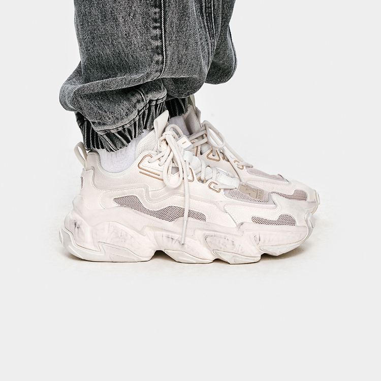 STARTER Dirty Dad Shoes 'Handcrafted Distressed White' 'Rock Layer Series' 圖 7