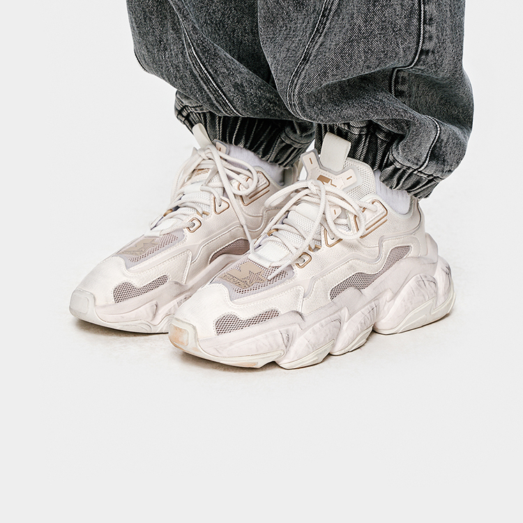 STARTER Dirty Dad Shoes 'Handcrafted Distressed White' 'Rock Layer Series' 圖 8