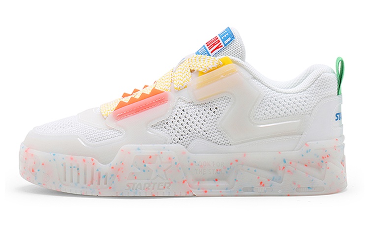 STARTER Dopamine Glow Knit Low-Top Sneakers White Summer Casual Shoes. SF42V2002M-WHS