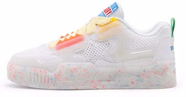 STARTER Dopamine Glow Knit Low-Top Sneakers White Summer Casual Shoes. SF42V2002M-WHS STARTER Dopamine Glow Knit Low-Top Sneakers White Summer Casual Shoes. SF42V2002M-WHS