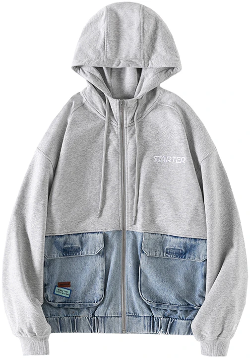 starter-fleece-hoodie-jacket-with-large-pockets-light-heather-gray-unisex-sth-1-c5909-m-gy-18