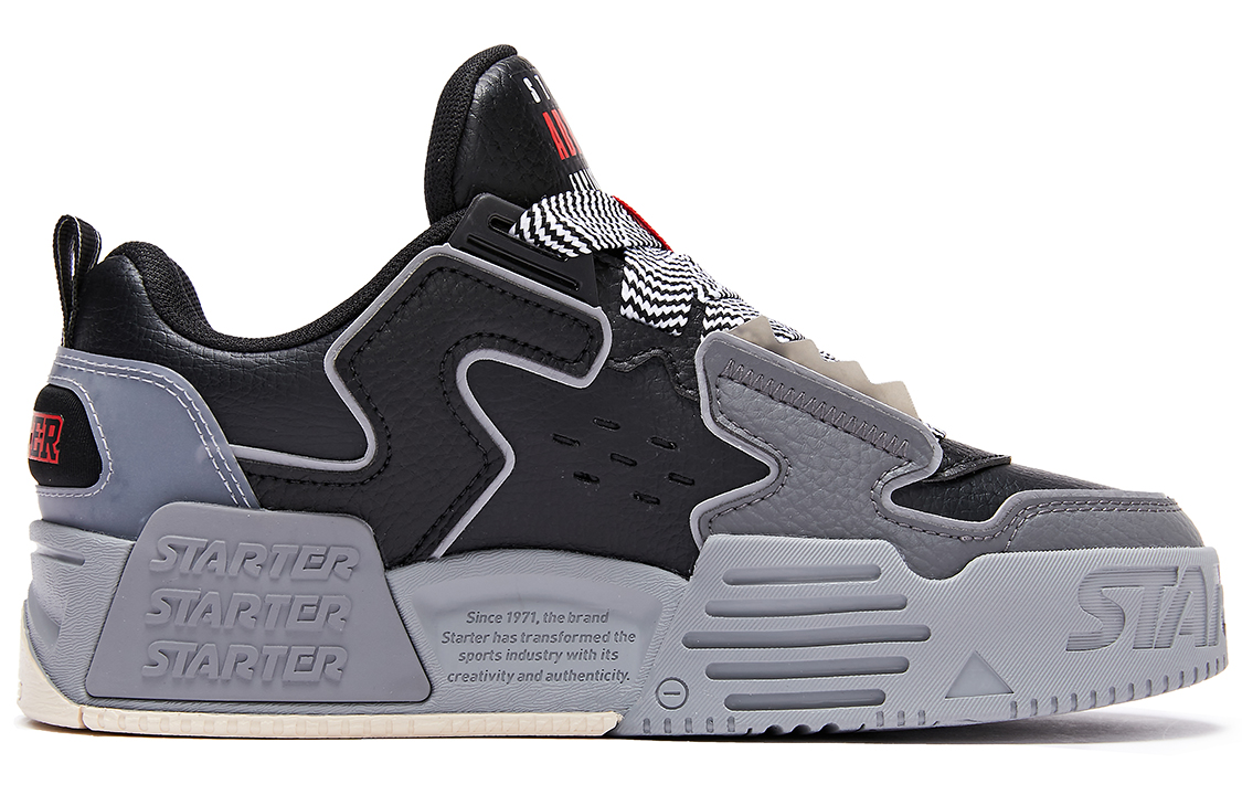 STARTER Gen 2 Wave VOL Low Top Sneakers 'Black Grey Patchwork' 圖 2