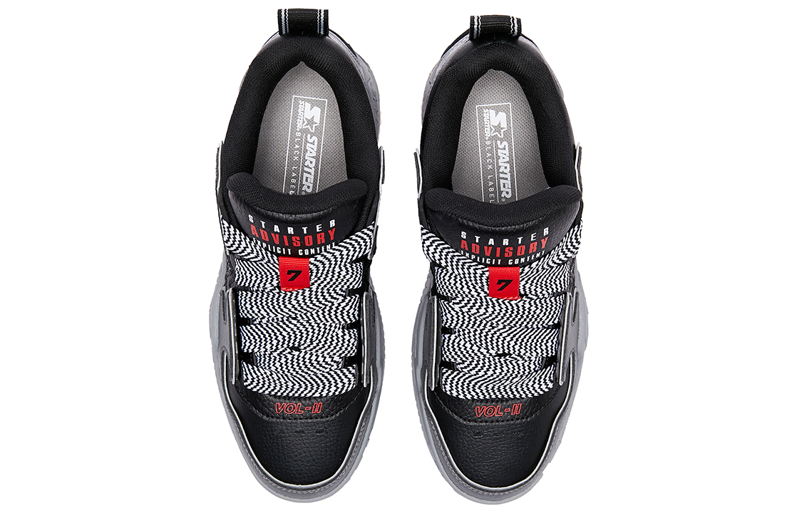 STARTER Gen 2 Wave VOL Low Top Sneakers 'Black Grey Patchwork' 圖 4