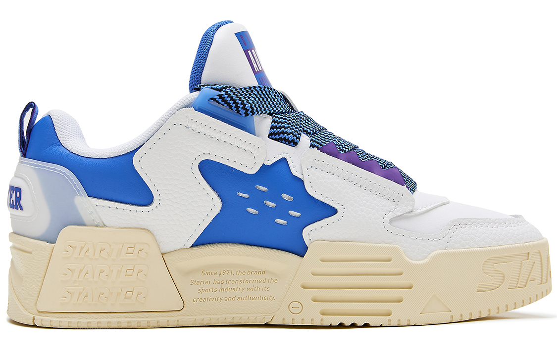 Order STARTER Gen 2 Wave VOL Sneaker Blue White 'Patchwork Casual Sport Platform Star' STH3S6006M-WH16