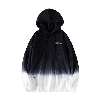 STARTER Gradient Letter Print Hoodie Black Casual Wear STG4C0805M-BK01