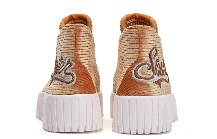 Lookbook STARTER Zapatillas Plataforma Altas 'Marrón Amarillo' STE3S6026M-BR09