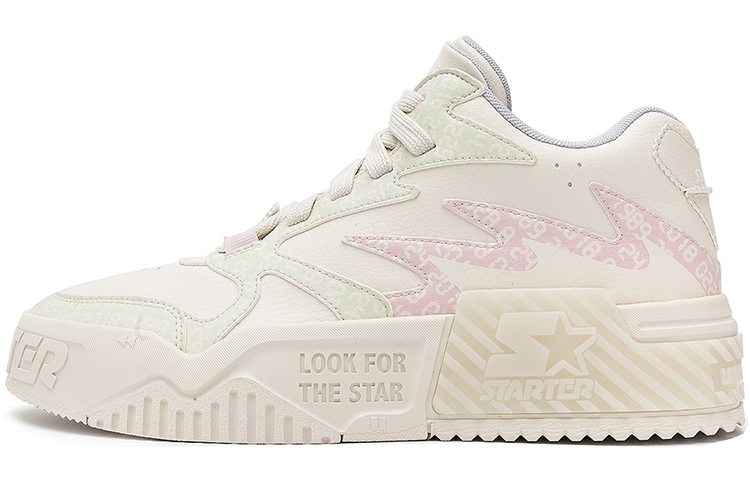 Order 스타터 조니 제이 x 로우탑 '화이트 핑크 블루' STG3S6079M-WH13