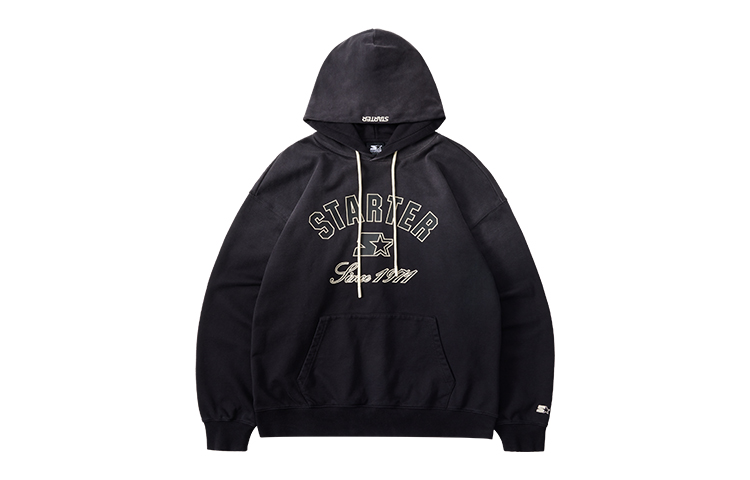 STARTER Letter Print Casual Loose Fit Hoodie Unisex SA33HD005U