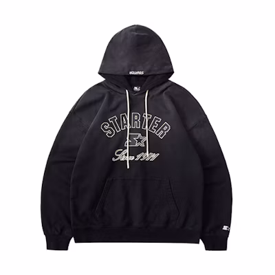 STARTER Letter Print Casual Loose Fit Hoodie Unisex SA33HD005U