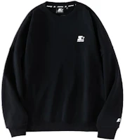 STARTER Letter Printed Crewneck Sweatshirt Unisex Black STG4C1207M-BK01 STARTER Letter Printed Crewneck Sweatshirt Unisex Black STG4C1207M-BK01