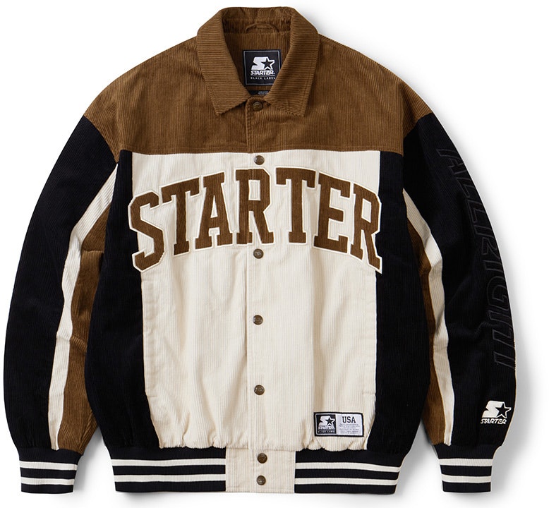 starter-logo-embroidered-button-up-workwear-jacket-brown-unisex-sti-1-c1002-m-br-11