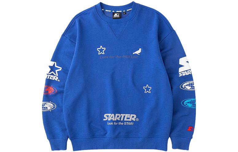 Lookbook Sudadera Unisex Oversize STARTER Logo Impreso Crewneck Pullover. STH4C1299M-287168