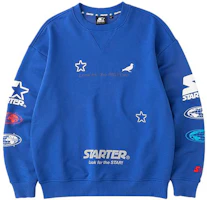 Lookbook Sudadera Unisex Oversize STARTER Logo Impreso Crewneck Pullover. STH4C1299M-287168