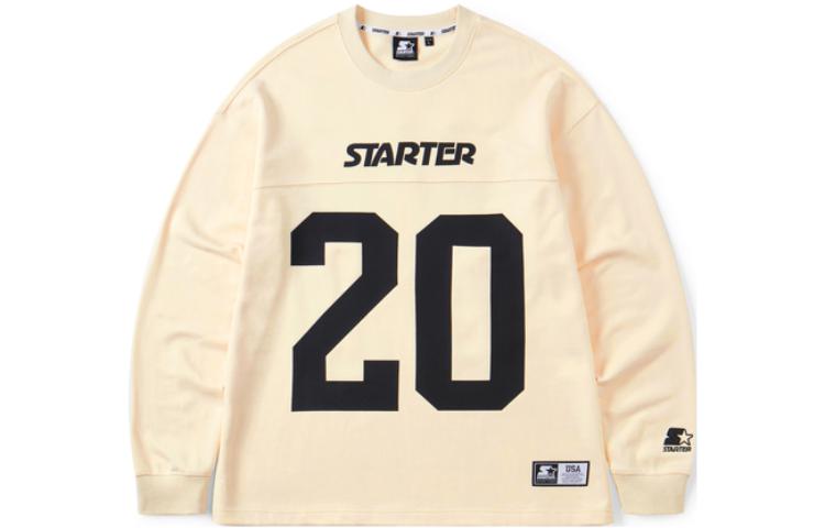 STARTER Logo Print Oversized Crewneck Pullover Sweatshirt Unisex STI1C1213M