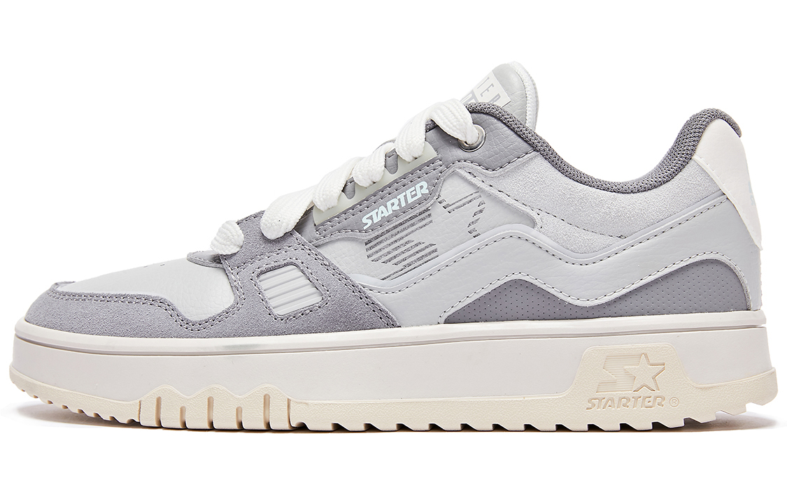 STARTER Low 'Light Grey Patchwork'