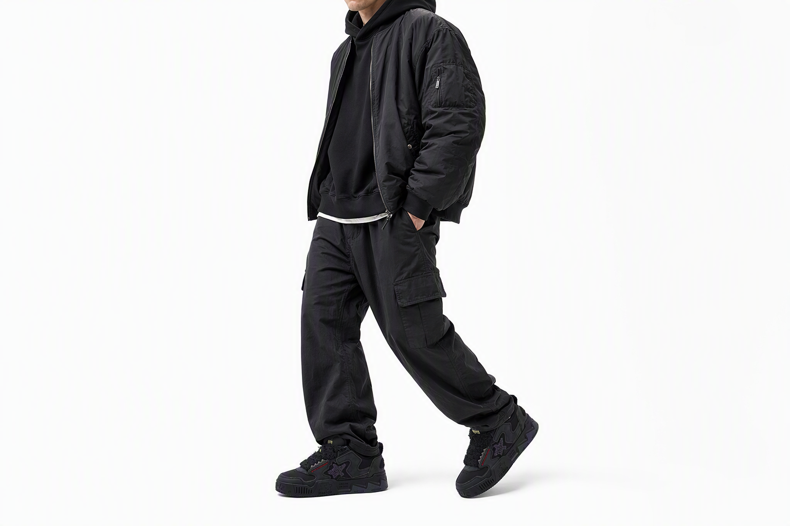 Order STARTER Low Top ''Schwarz Essentials'' SF34V2101M-BKS