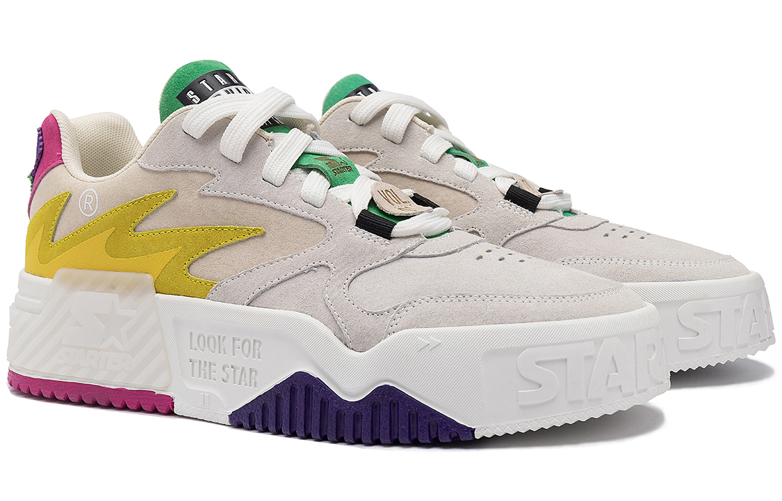 STARTER Low Top 'Grey Yellow Patchwork' 圖 3