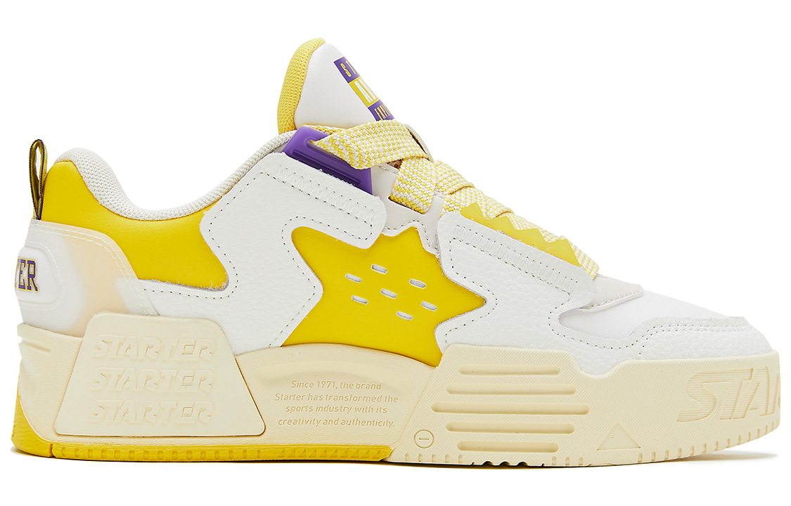 Order STARTER Sepatu Rendah 'Putih Kuning Patchwork' STH3S6006M-WH17