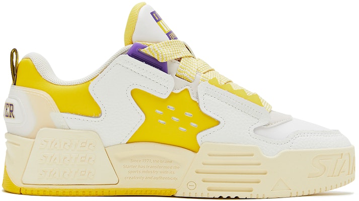 STARTER Sepatu Rendah 'Putih Kuning Patchwork' STH3S6006M-WH17 Order STARTER Sepatu Rendah 'Putih Kuning Patchwork' STH3S6006M-WH17