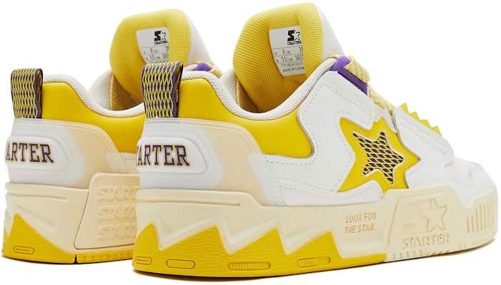 STARTER Sepatu Rendah 'Putih Kuning Patchwork' STH3S6006M-WH17 Shop STARTER Sepatu Rendah 'Putih Kuning Patchwork' STH3S6006M-WH17