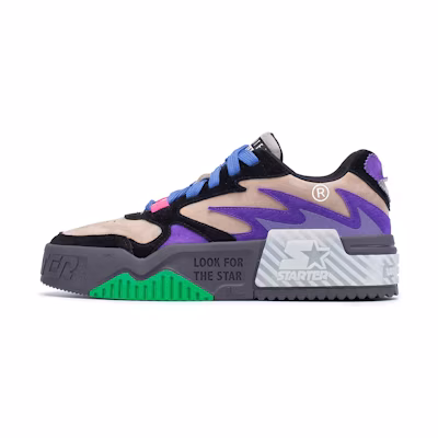STARTER Low Top Sneaker 'Blue Purple' 'Wave Series American Street Trend Color-Block'